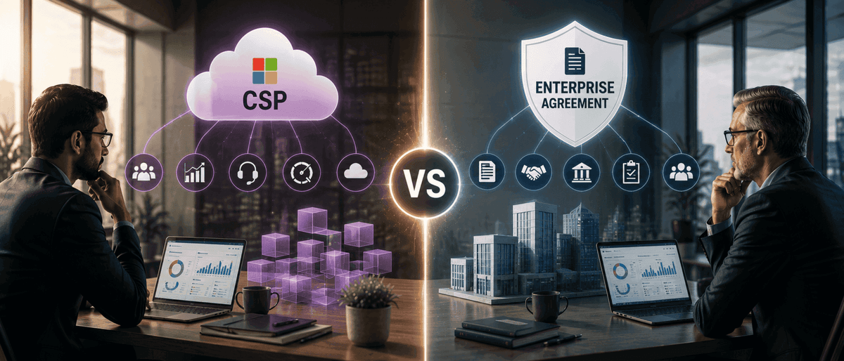Microsoft CSP vs Enterprise Agreement 